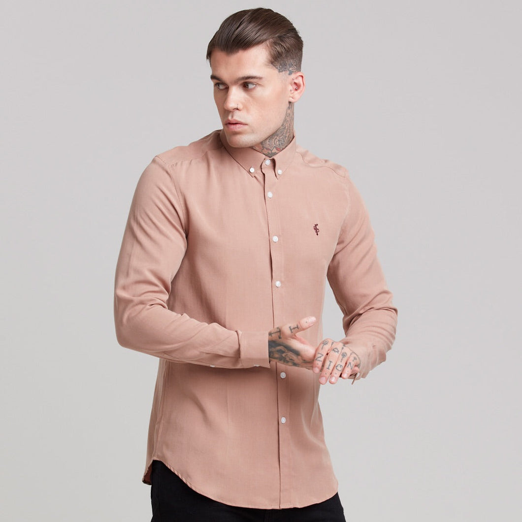 Luxury Sons Classic Tan Lyocell Long Sleeve - FS461